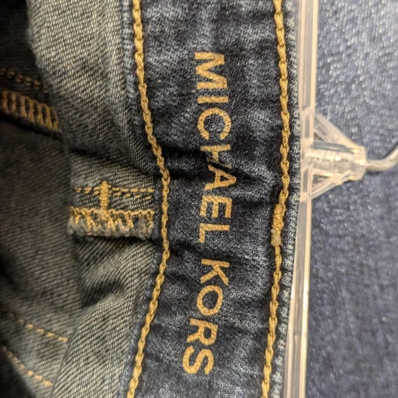 Michael Kors Blue Straight Denim Jeans Size 10R Boot Cut - Picture 8 of 9